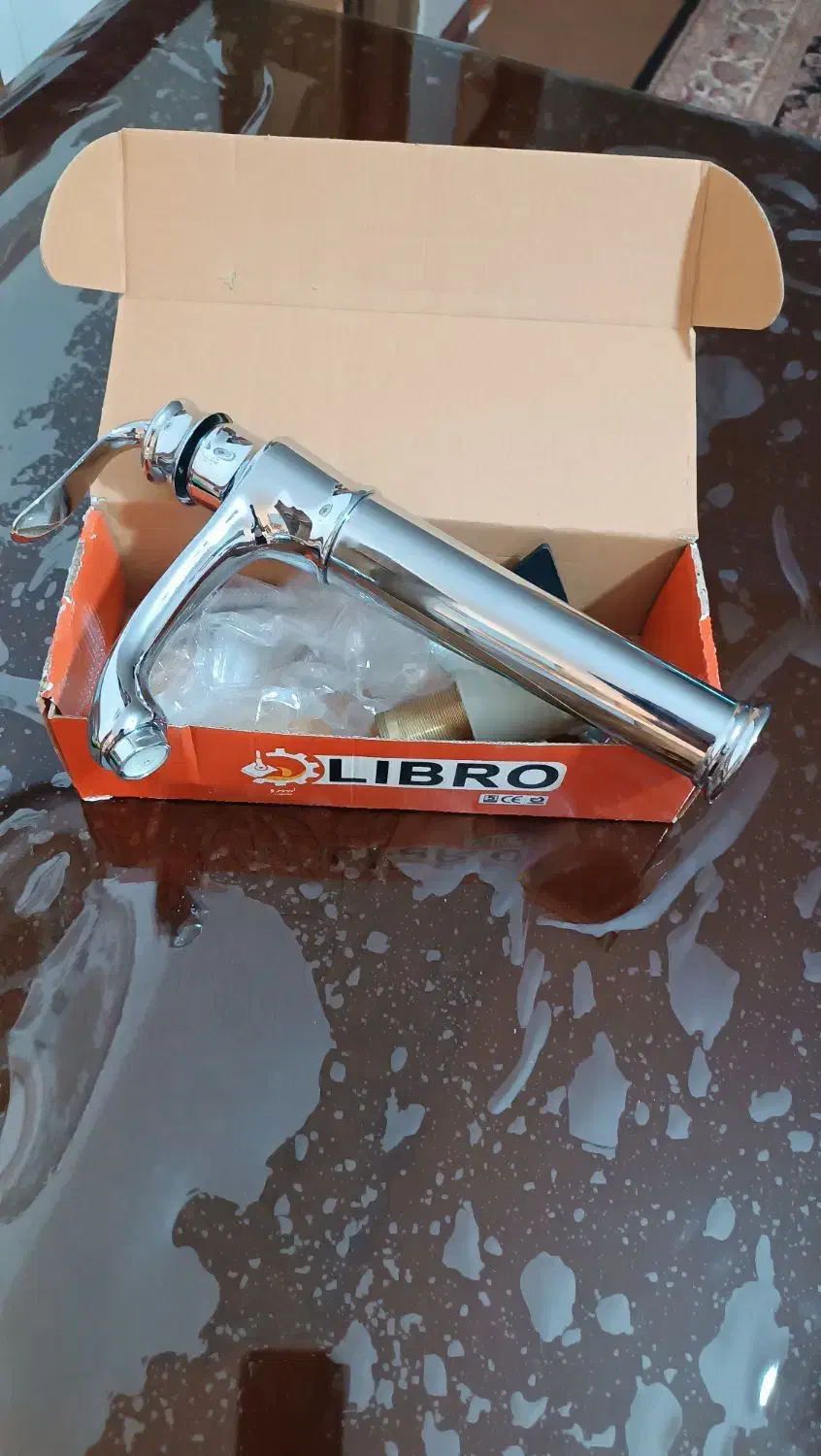 شیر روشویی دستشویی پایه بلند|لوازم سرویس بهداشتی|کرمانشاه, |دیوار