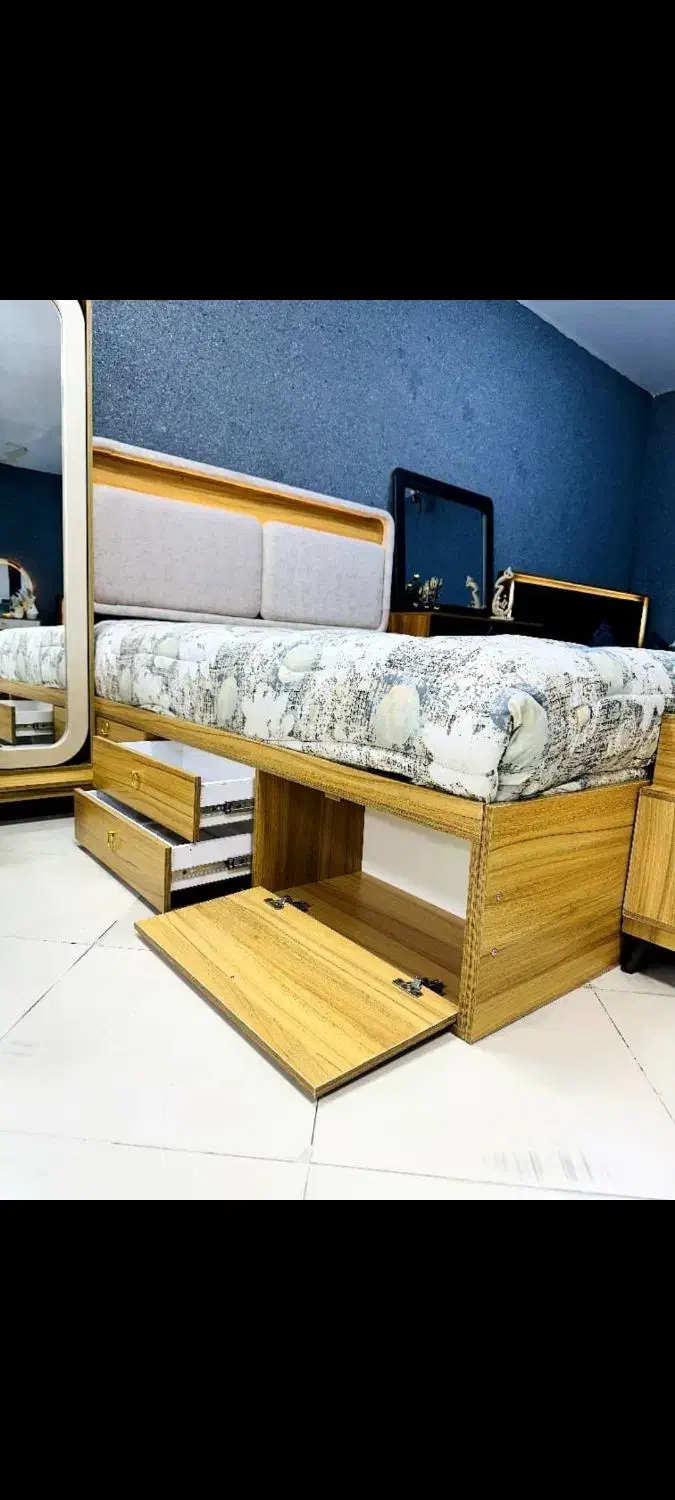 سرویس خواب و تخت دونفره و یک نفره|تخت و سرویس خواب|فولادشهر, فولادشهر|دیوار