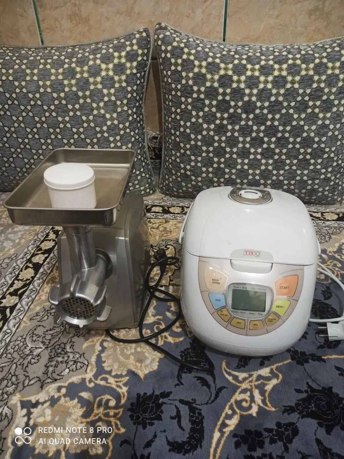 اسپیکر چرخ گوشت پلوپز بخارپز برقی|سایر لوازم برقی|میناب, |دیوار