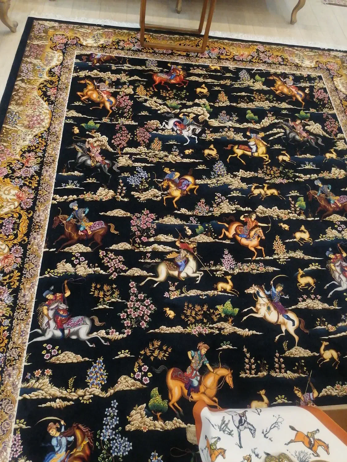 فرش 9متری جفت شکارگاه دیبا|فرش|تهران, دکتر هوشیار|دیوار