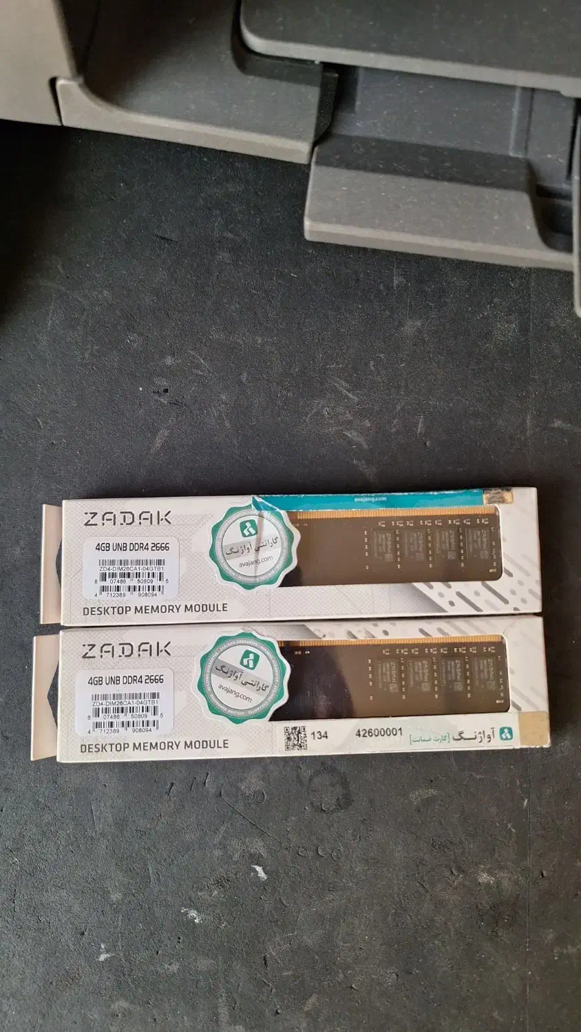 رم DDR4 زاداک ۸ گیگ|قطعات و لوازم جانبی رایانه|تهران, حکیمیه|دیوار