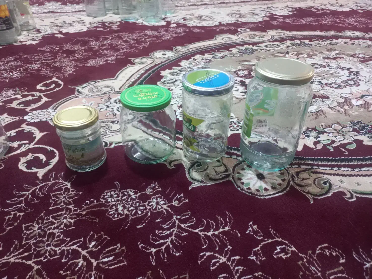 شیشه رب ومربایی|ظروف نگهدارنده، پلاستیکی، یک‌بارمصرف|شیراز, گلکوب|دیوار