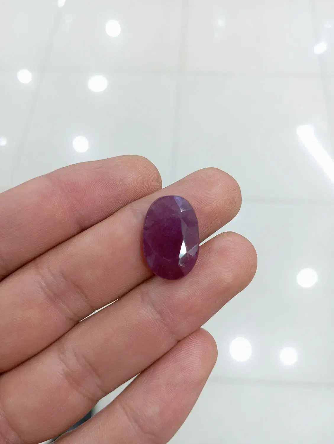 یاقوت سرخ اصل سودانی|جواهرات|قم, حاج زینل|دیوار