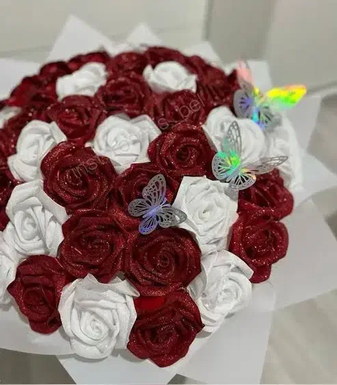 «گل روبانی»|گل مصنوعی|بروجن, |دیوار