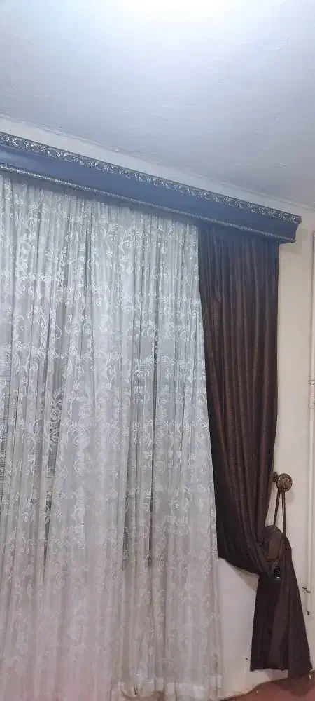پرده ی سالن خانه|پرده، رانر، رومیزی|اهواز, کوی باهنر|دیوار