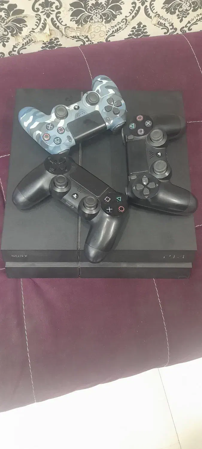 ps4 فت ۵۰۰گیگ|کنسول، بازی ویدئویی و آنلاین|تهران, نبی اکرم|دیوار