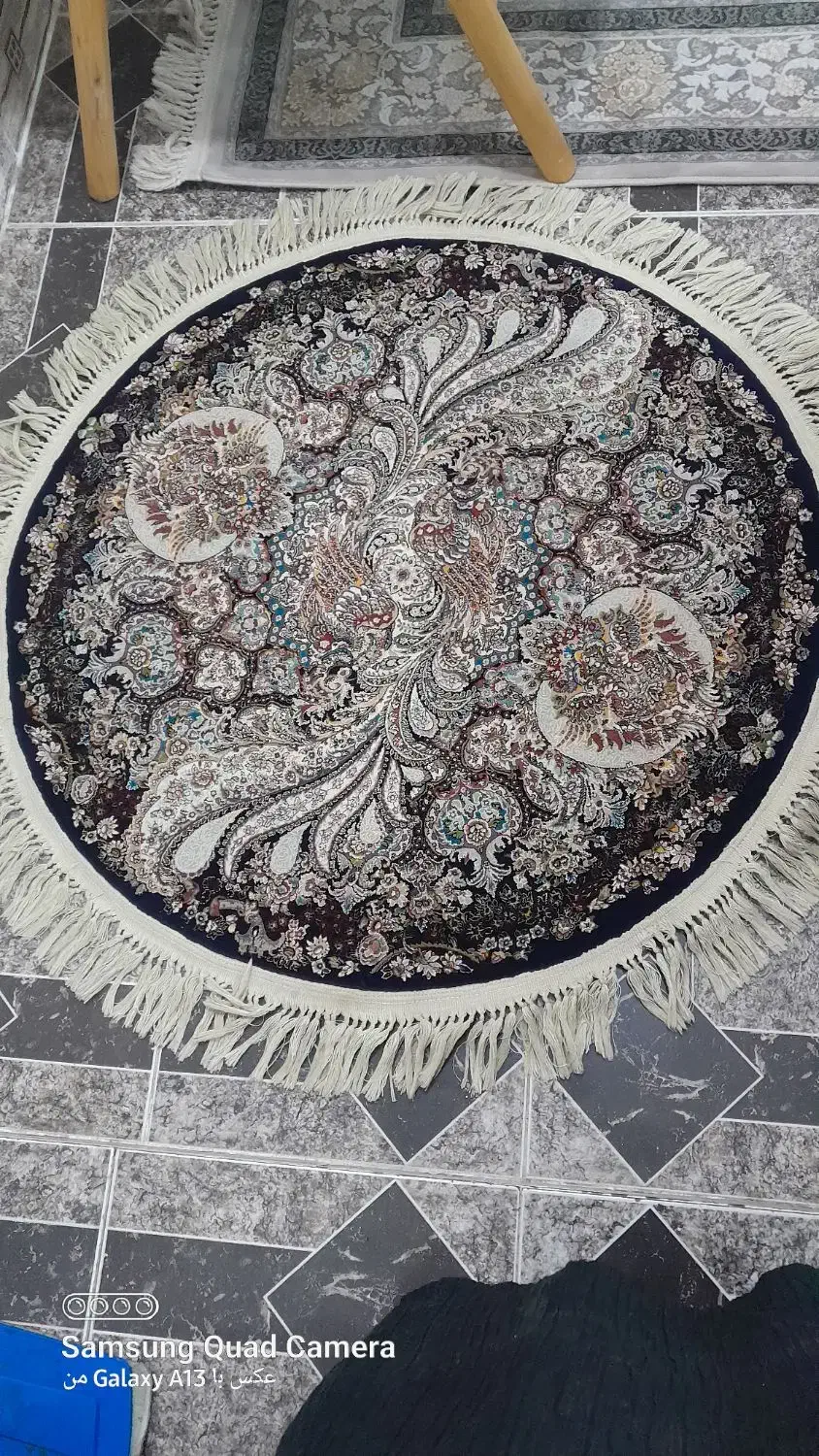 فرش گرد با تراکم بالا|فرش|خرمشهر, |دیوار