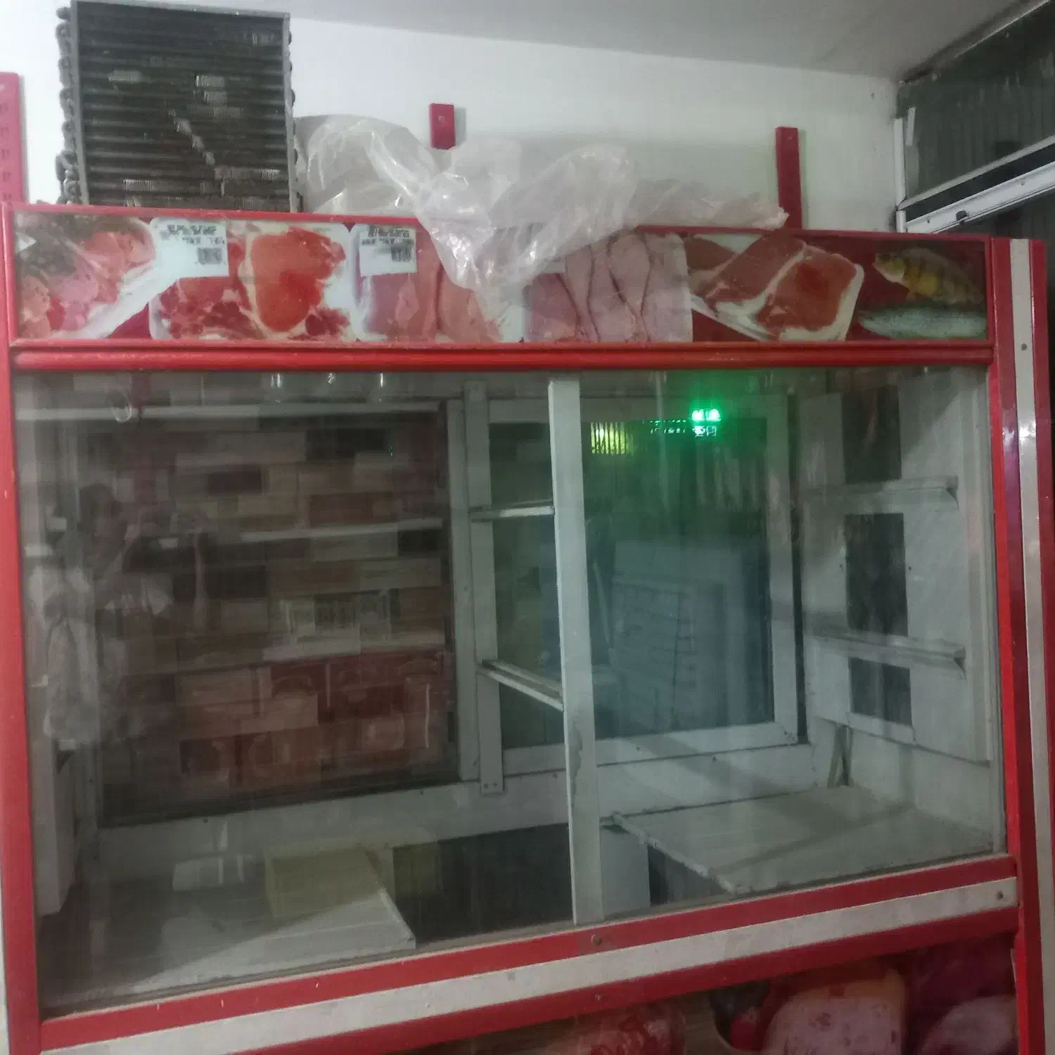 یخچال ویترینی دو در برا مرغ ماهی|فروشگاه و مغازه|بم, |دیوار