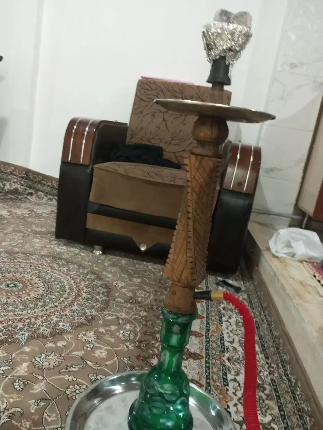 قلیان چوبی|کلکسیون و سرگرمی|تبریز, |دیوار