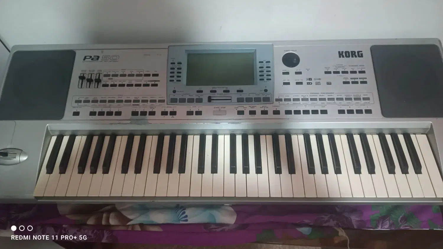 ارگpa50تبدیل به 80|پیانو، کیبورد، آکاردئون|نور, |دیوار