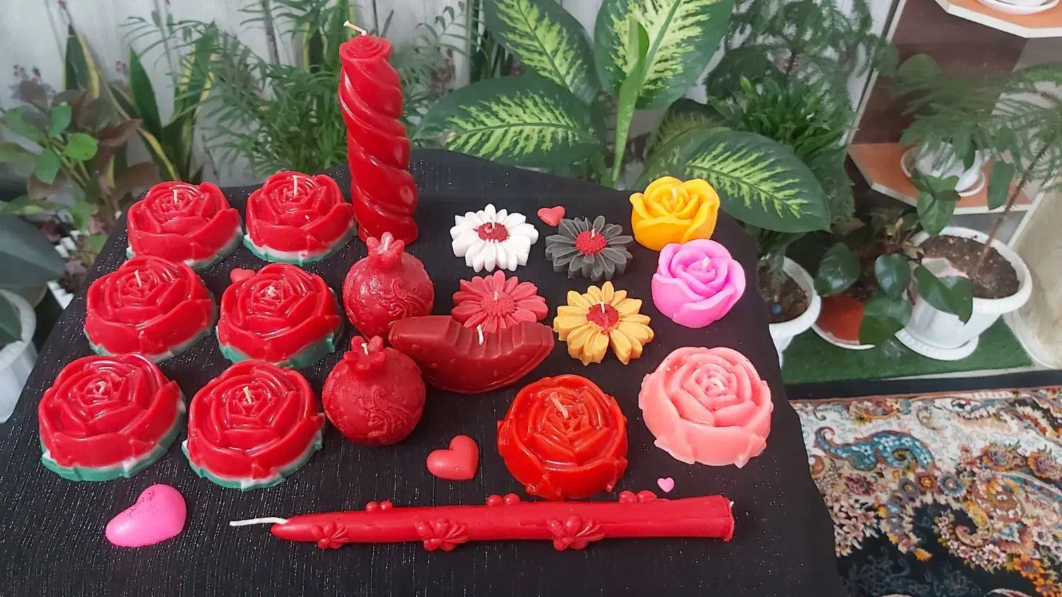 شمع دست ساز|صنایع دستی و سایر لوازم تزئینی|بندرعباس, |دیوار