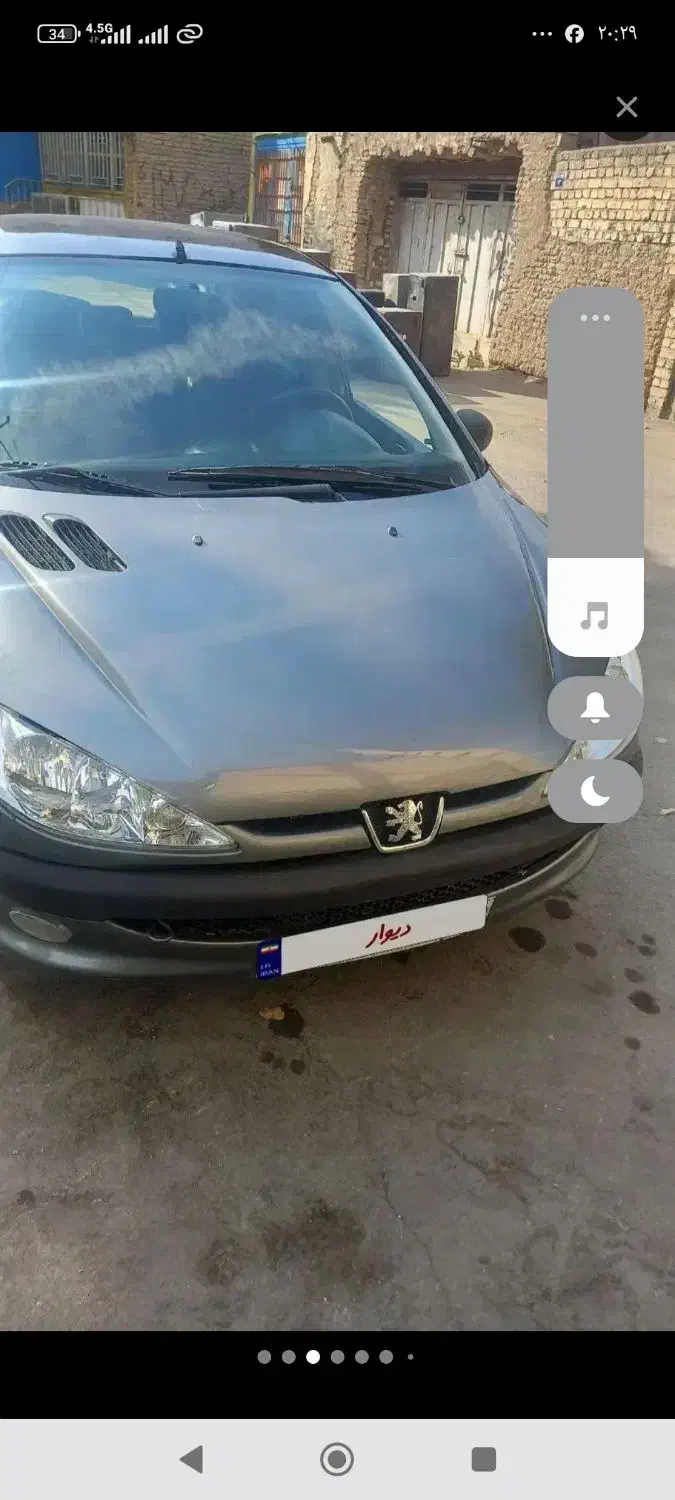 پژو 206مدل 83 بسیار سالم فلارد|خودرو سواری و وانت|لردگان, |دیوار