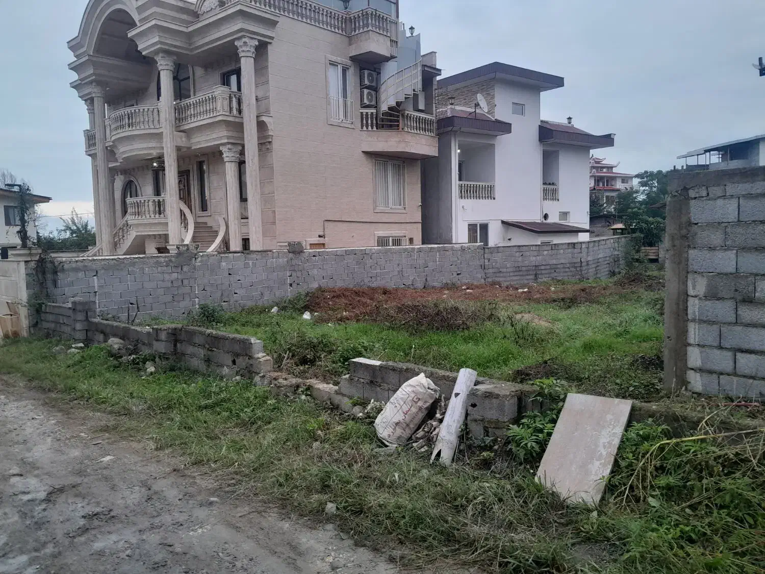 ۳۲۰ متر زمین دوکله (بلوار بهشتی)|فروش زمین و ملک کلنگی|کتالم و سادات شهر, |دیوار