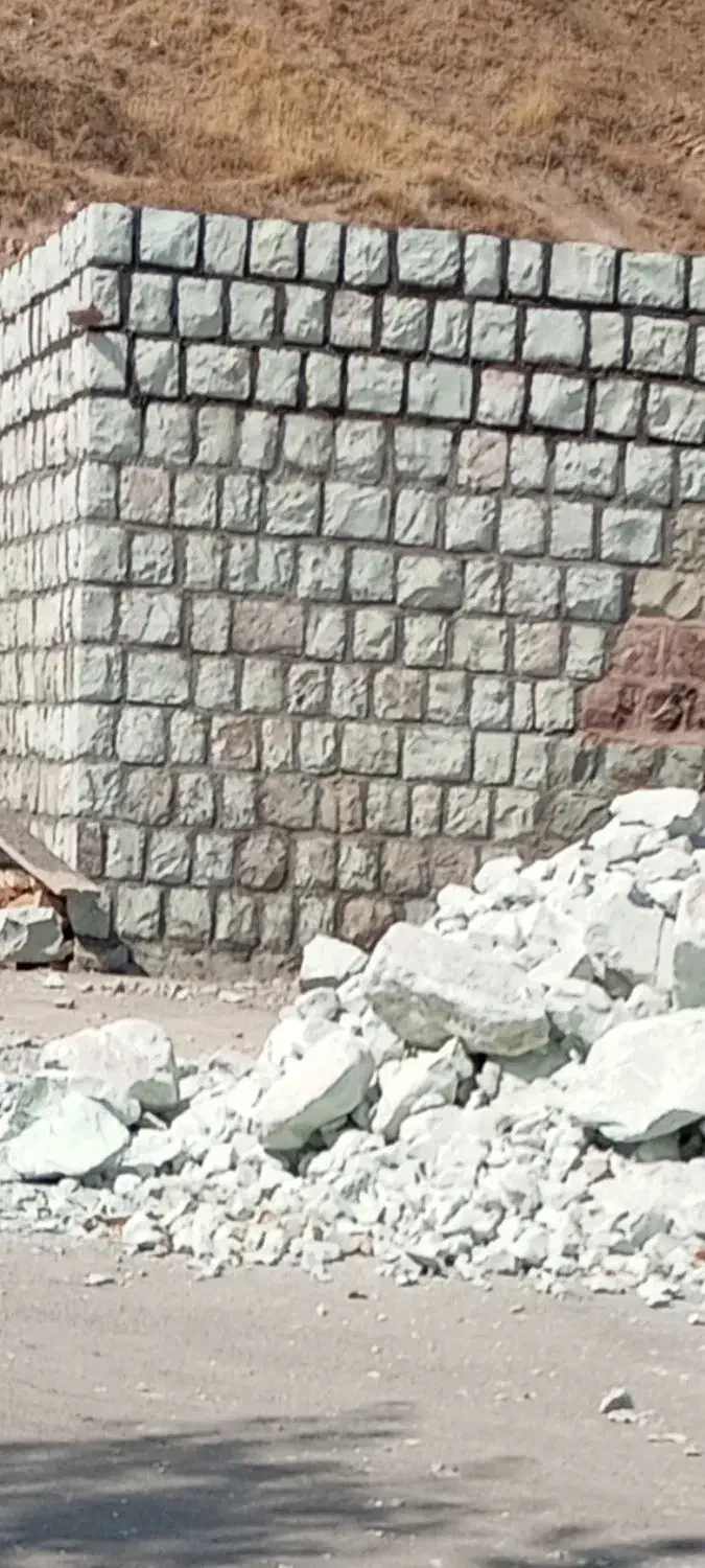 اجرای دیوار سنگ مالون به صورت منظم و غیرومنظم|خدمات پیشه و مهارت|تهران, گمرک|دیوار