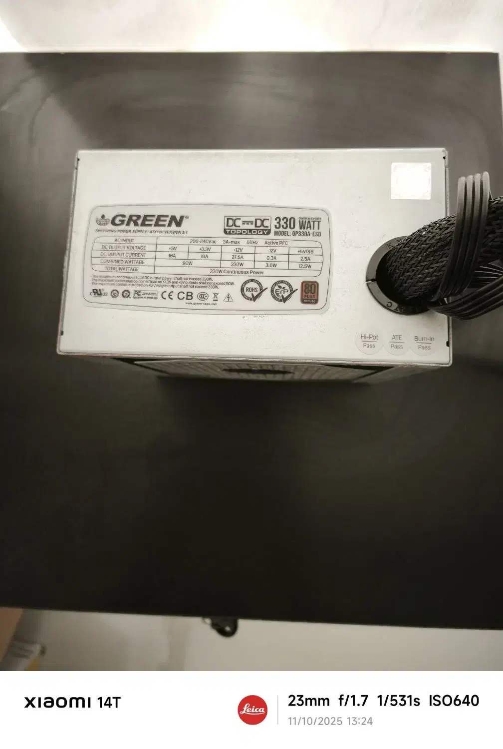 پاور کامپیوتر  Green مدل GP  330  W  ESD|قطعات و لوازم جانبی رایانه|کیش, |دیوار