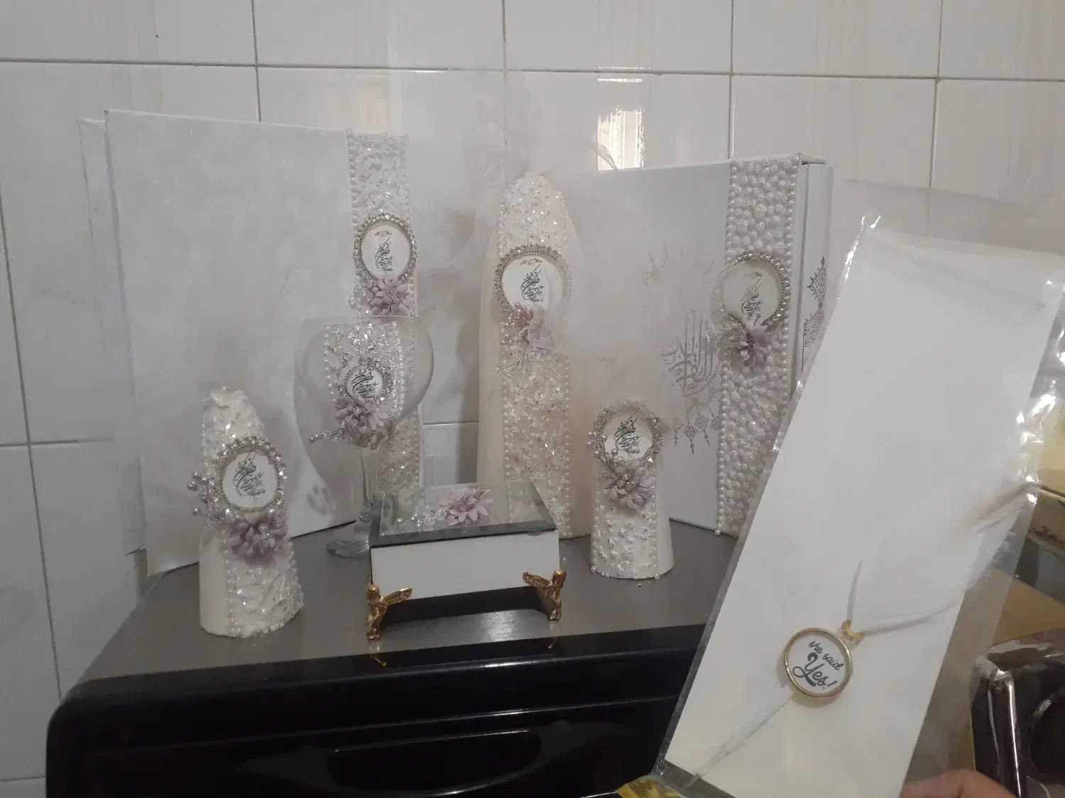 ست بله برون|صنایع دستی و سایر لوازم تزئینی|قم, نیروگاه|دیوار