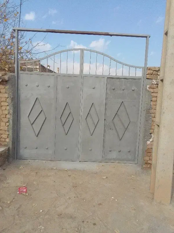 درب آهنی بزرگ|مصالح و تجهیزات ساختمان|خرمدشت, |دیوار