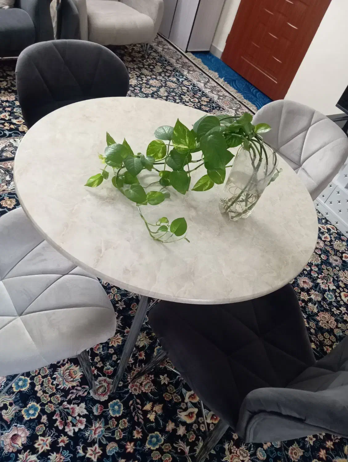 میز ناهارخوری|میز و صندلی غذاخوری|بومهن, |دیوار