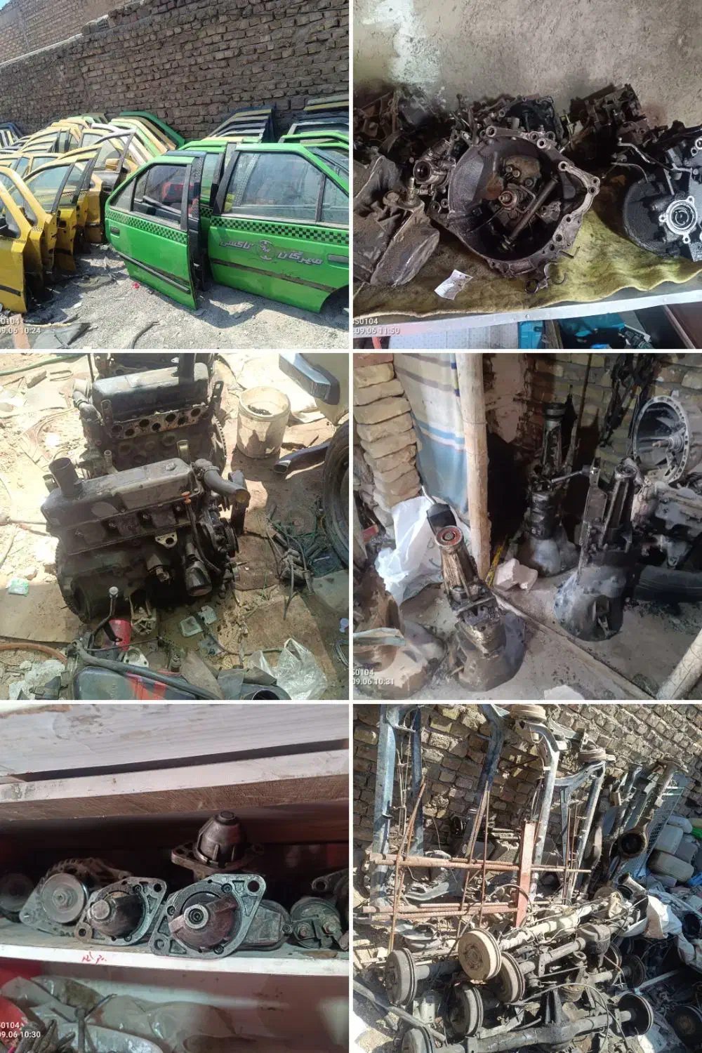 اوراقی استوک بدنه در موتور پژو سمند پراید دف پیکان|قطعات یدکی و لوازم جانبی|کرمان, |دیوار