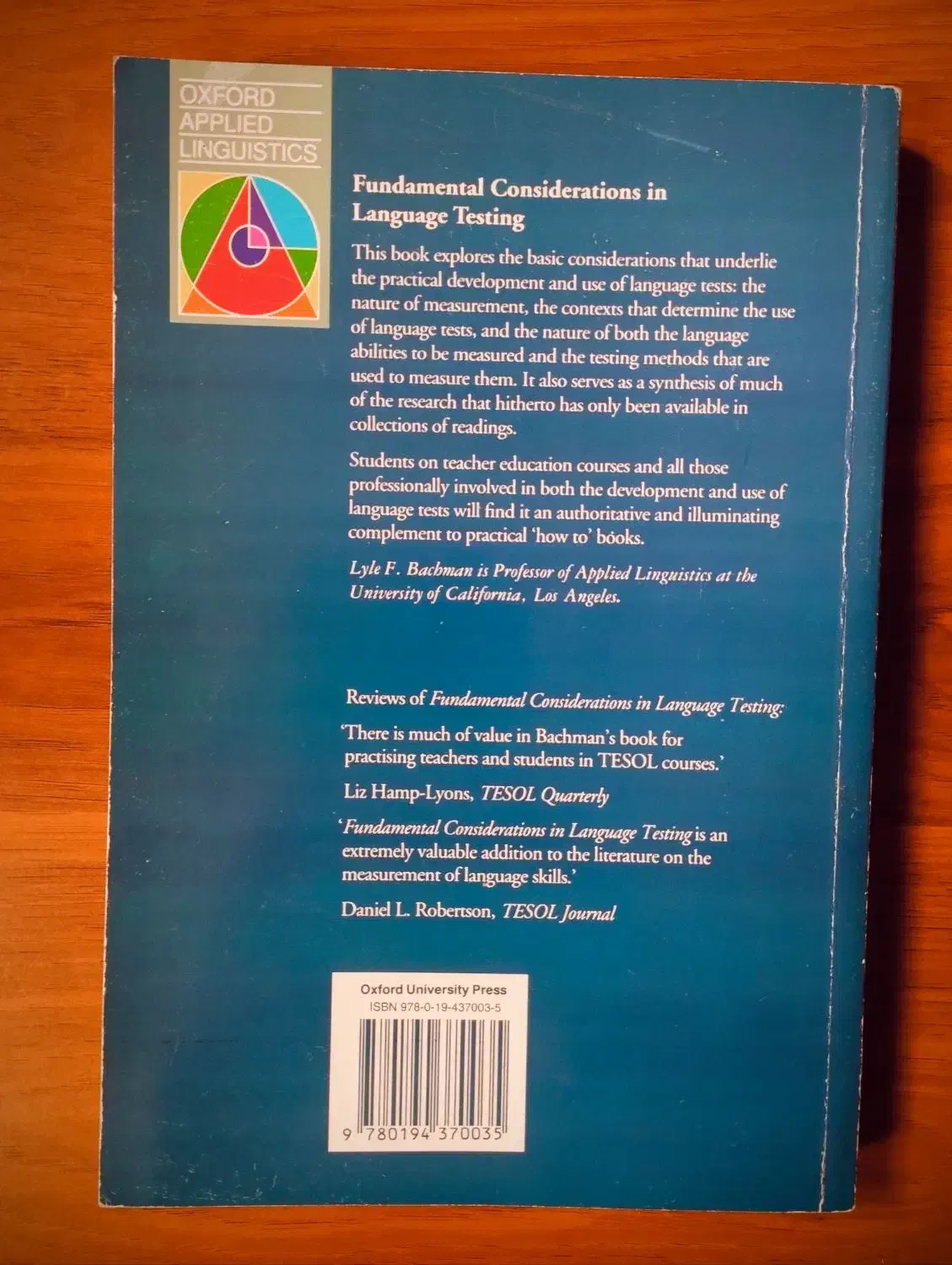 Fundamental Consideratios in Language Testing|کتاب و مجله ادبی|تهران, مهرآباد جنوبی|دیوار