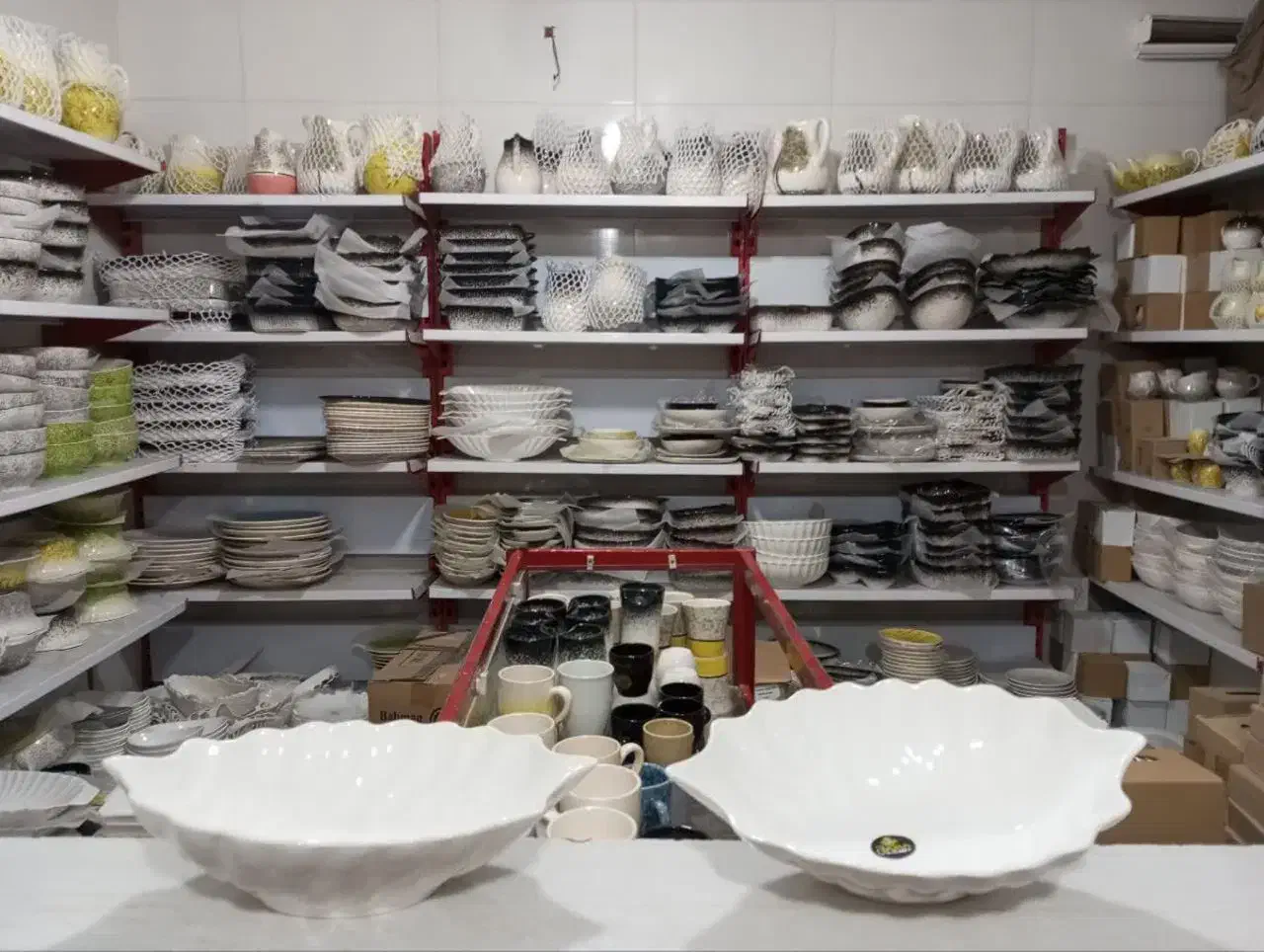 ظرف ظروف کاسه کشیده طرح uuu چینی سرامیکی|ظروف سرو و پذیرایی|قم, باغ شریفی|دیوار