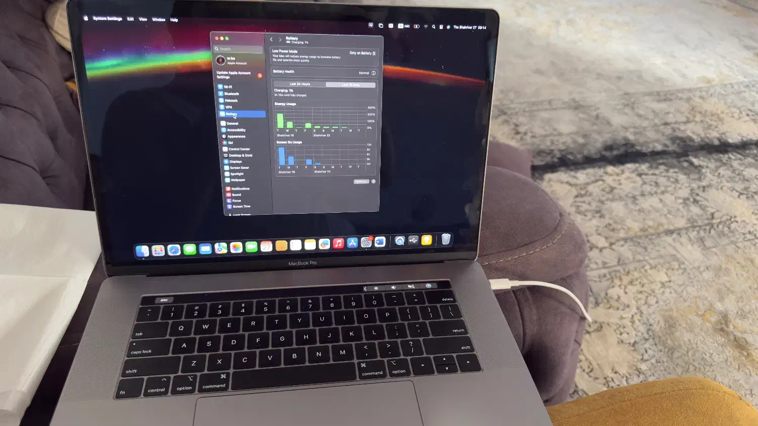 MacBook Pro 15-inch Core i9 / رم 32 / SSD 1 TB|رایانه همراه|مشهد, آزادشهر|دیوار