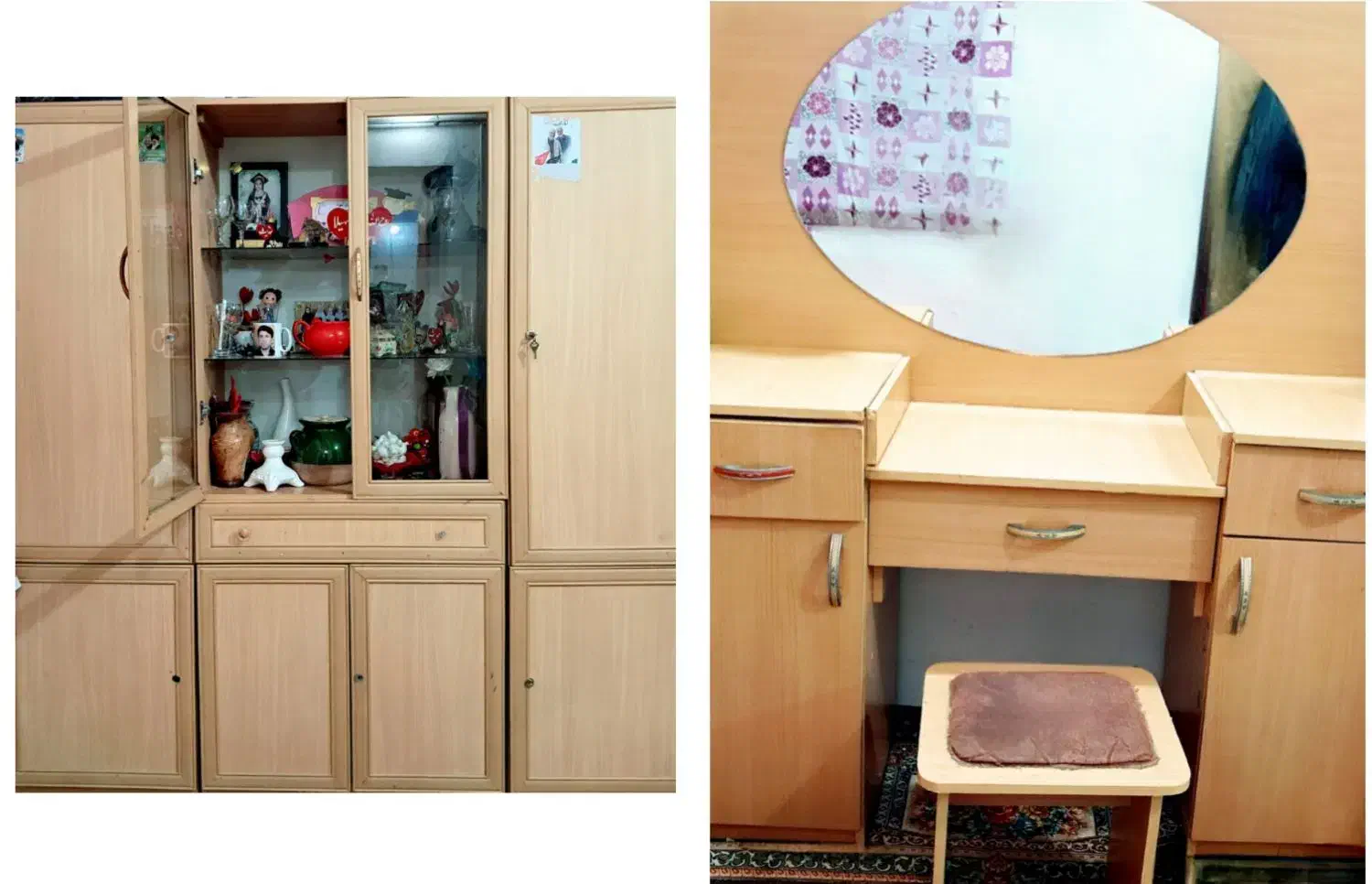 کمد ومیزآرایش|تخت و سرویس خواب|جهرم, |دیوار