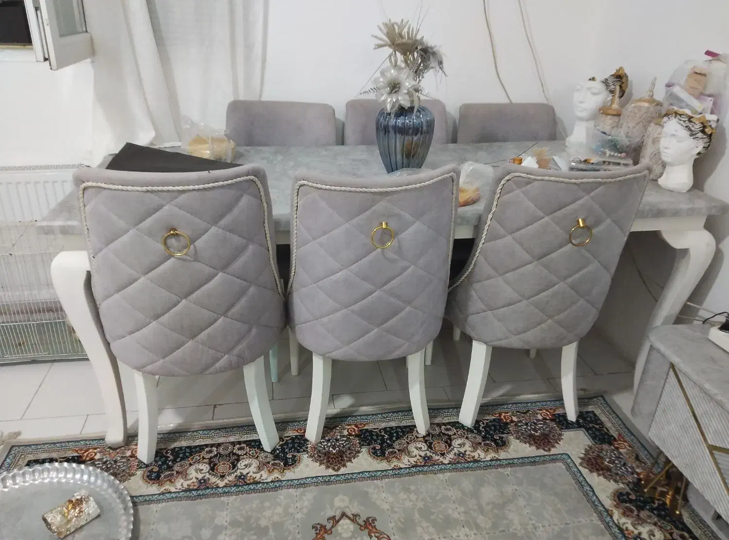 میز ناهار خوری|میز و صندلی غذاخوری|رباطکریم, مسکن مهر آبشناسان|دیوار