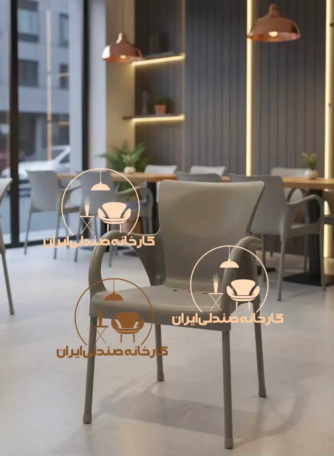 صندلی پلاستیکی  باغی کافه طرح سفیر|میز و صندلی غذاخوری|تهران, میدان ولیعصر|دیوار