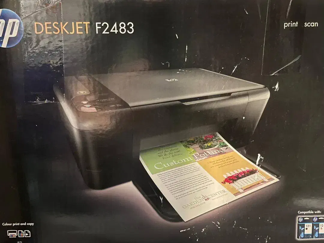 پرینتر رنگی سه کاره A4  HP Deskjet F 2483|پرینتر، اسکنر، کپی، فکس|تهران, محمودیه|دیوار