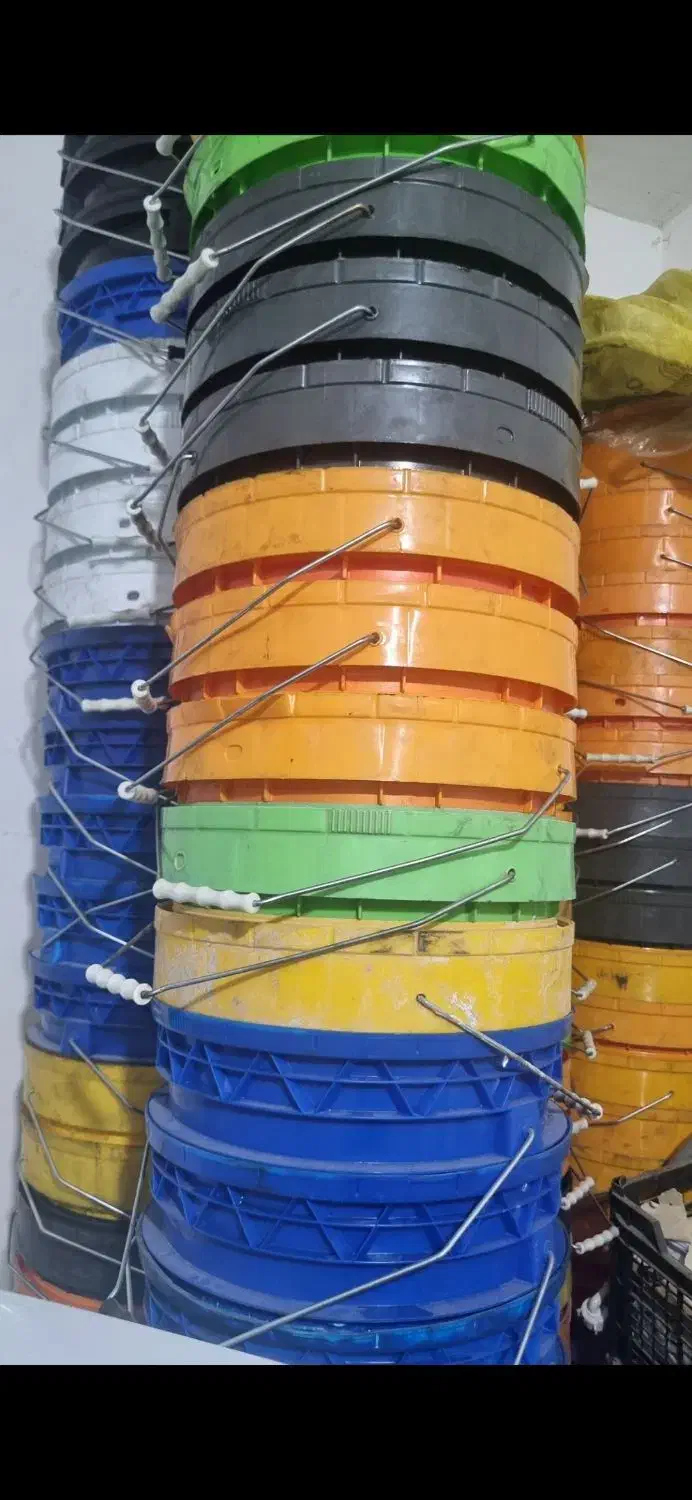 سطل ۲۰ لیتری|ظروف نگهدارنده، پلاستیکی، یک‌بارمصرف|بسطام, |دیوار