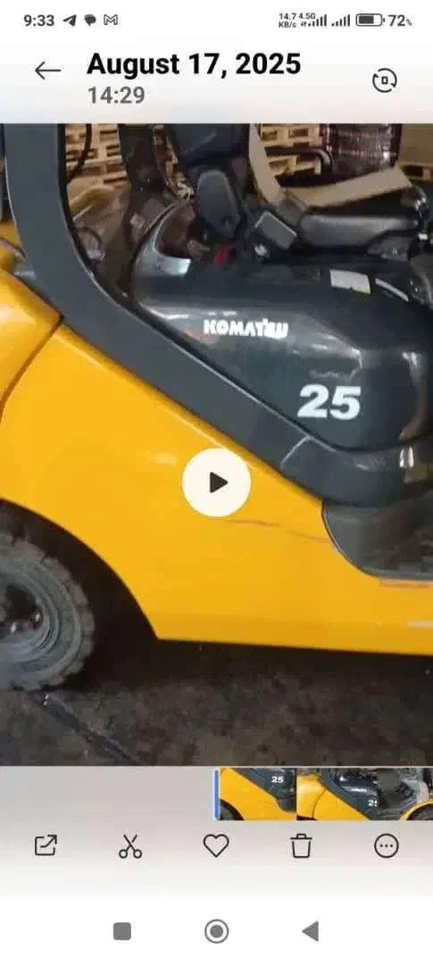 فروش فوری لیفتراک کوماتسو|خودرو سنگین|کرج, گوهردشت|دیوار