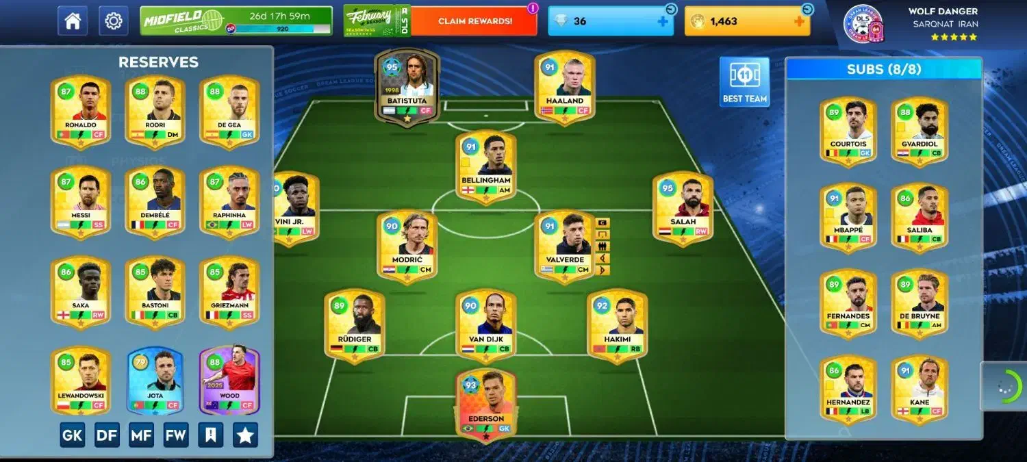 اکانت دریم لیگ‌‌ DLS|کنسول، بازی ویدئویی و آنلاین|ایذه, |دیوار