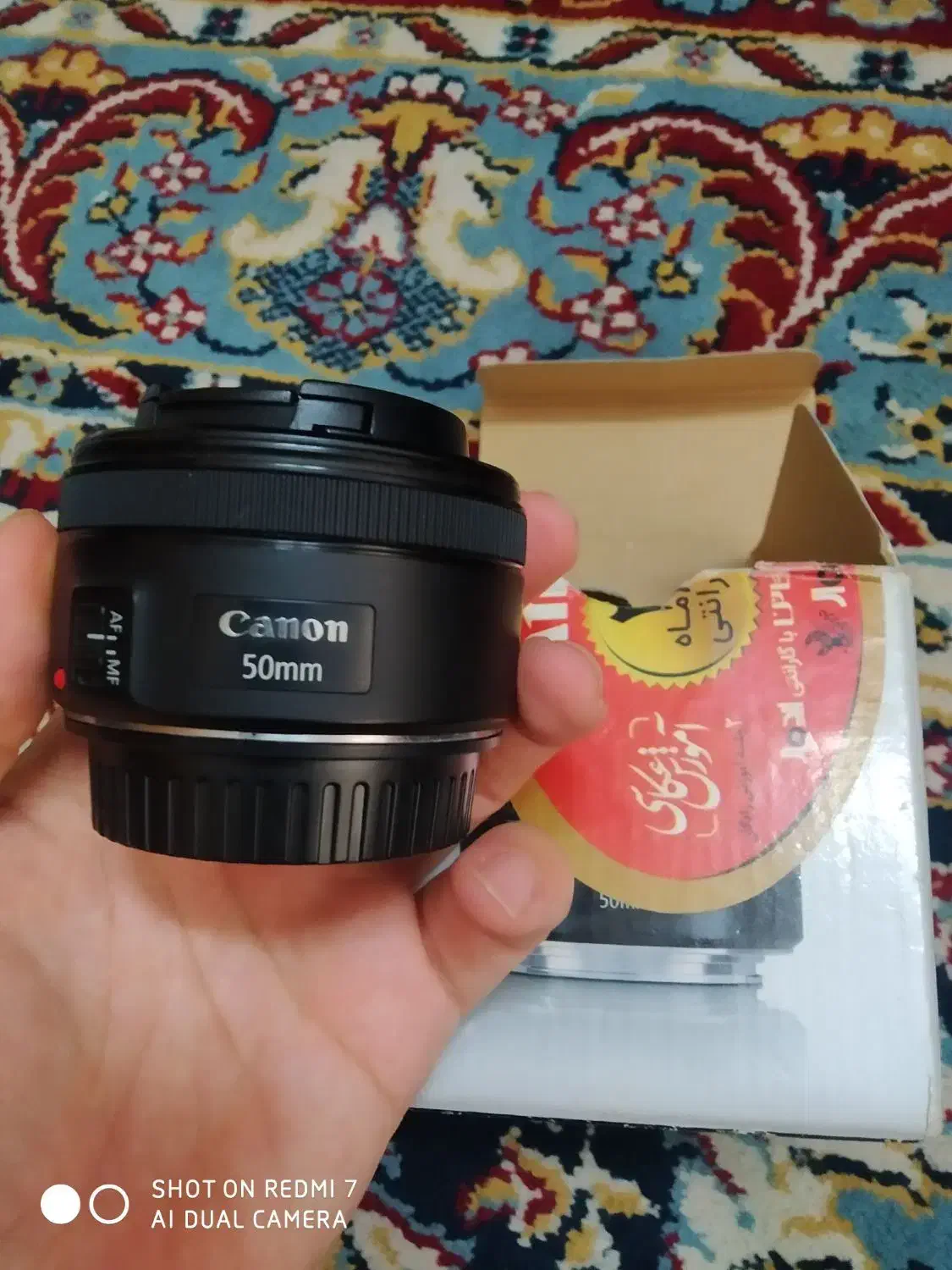 لنز 50میلیمتری فیکس دوربین canonبرای عکسهای پرتره|دوربین عکاسی و فیلم‌برداری|آمل, |دیوار