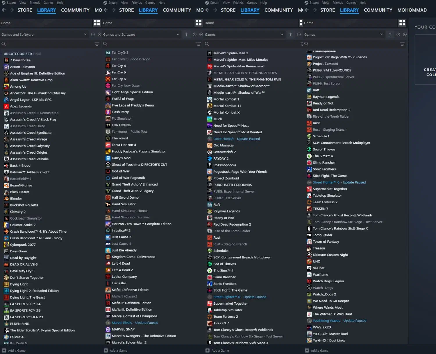اکانت استیم|کنسول، بازی ویدئویی و آنلاین|تهران, باشگاه نفت|دیوار