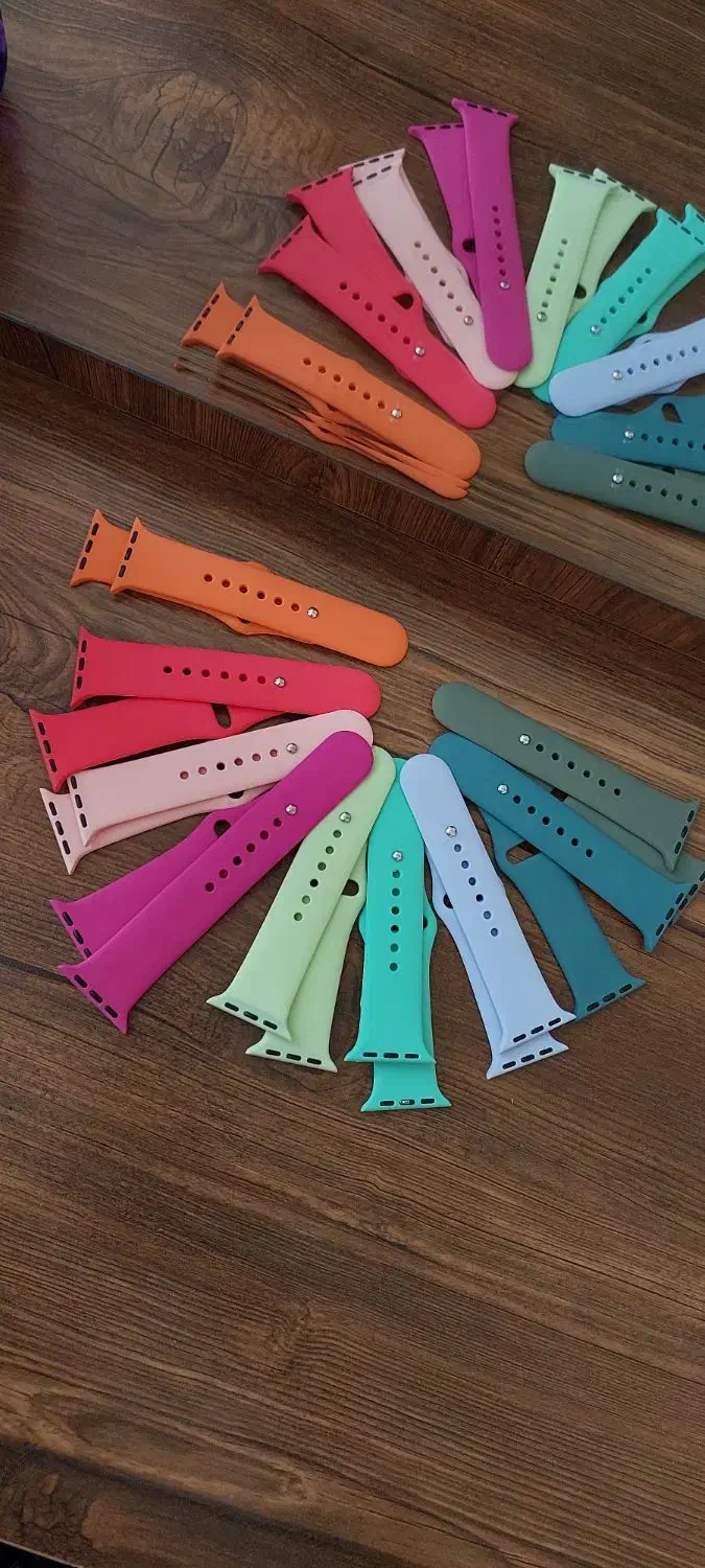 بند اپل واچ سیلیکونی|زیورآلات و اکسسوری|خرمآباد, |دیوار