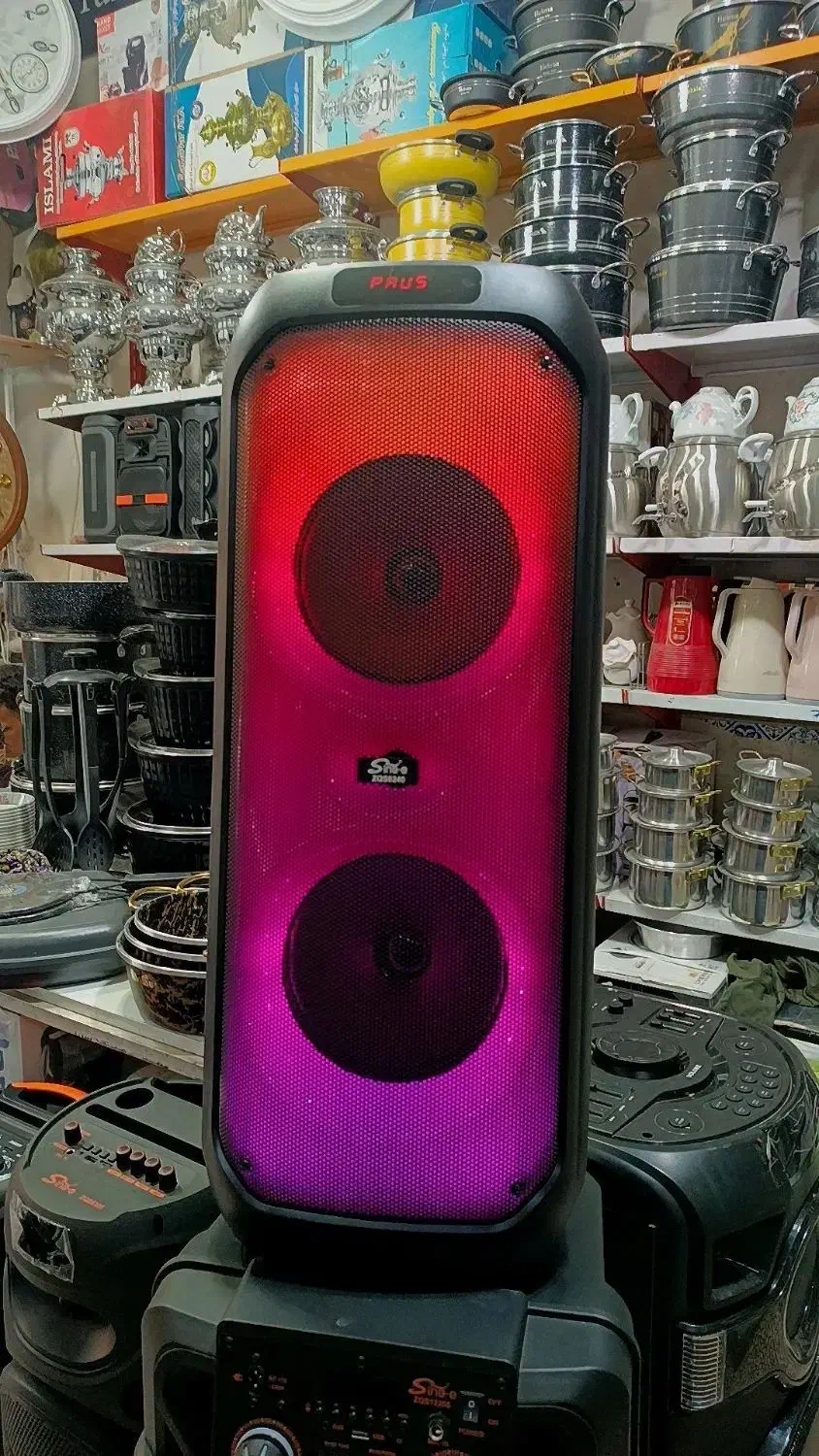 اسپیکر شارژی طرح JBl بیس دار بلوتوثی خردکن قابلمه|سیستم صوتی خانگی|قم, سید معصوم|دیوار