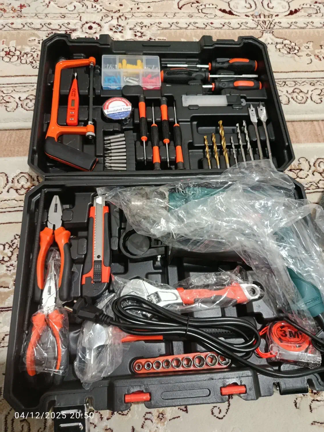 ست جعبه ابزار دریل چکشی باس آکبند ۴ عدد|ابزارآلات|ارومیه, |دیوار