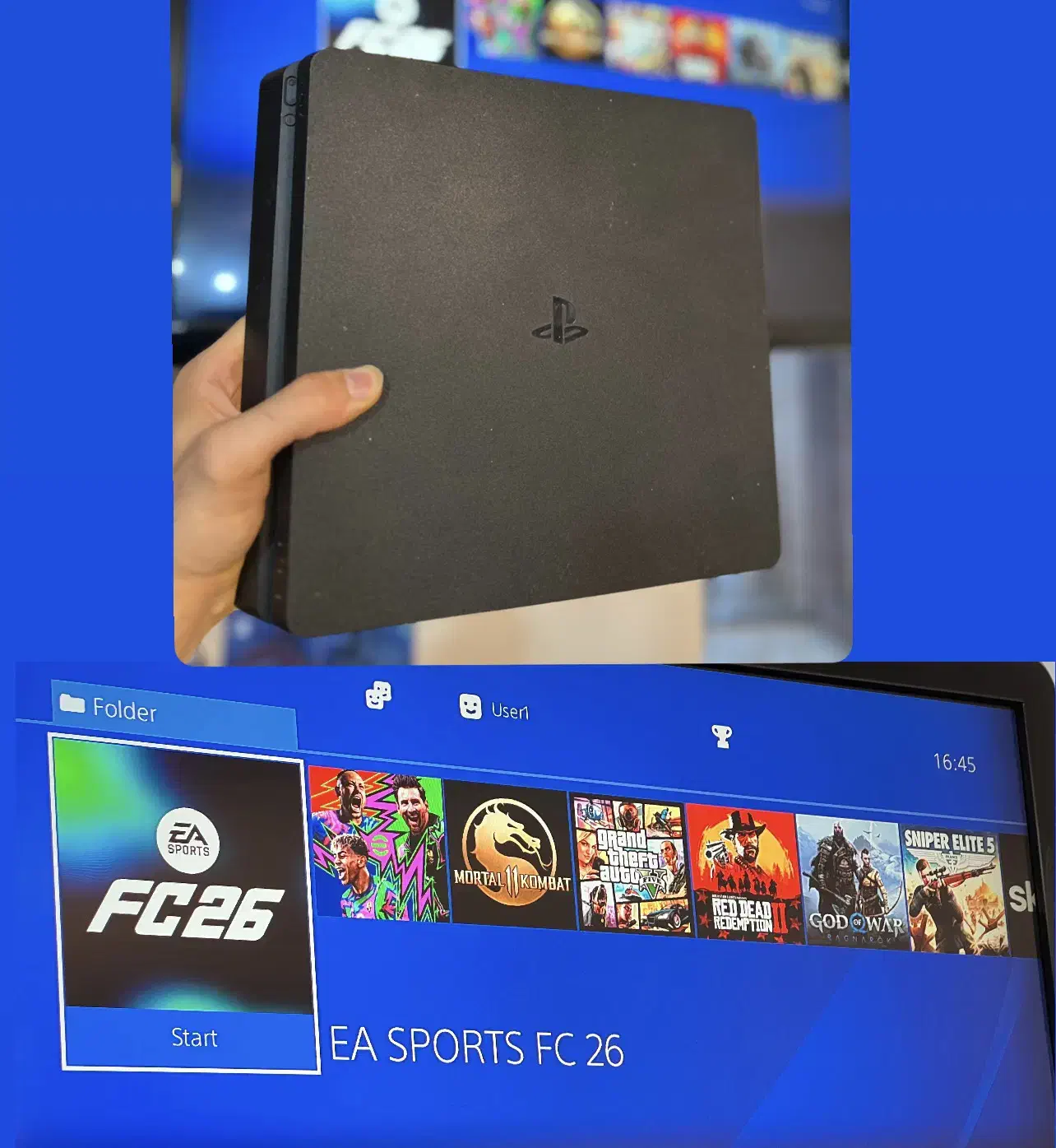 پی اس 4 اسلیم فول بازی دودسته باگارانتی چکی و نقدی|کنسول، بازی ویدئویی و آنلاین|آمل, |دیوار