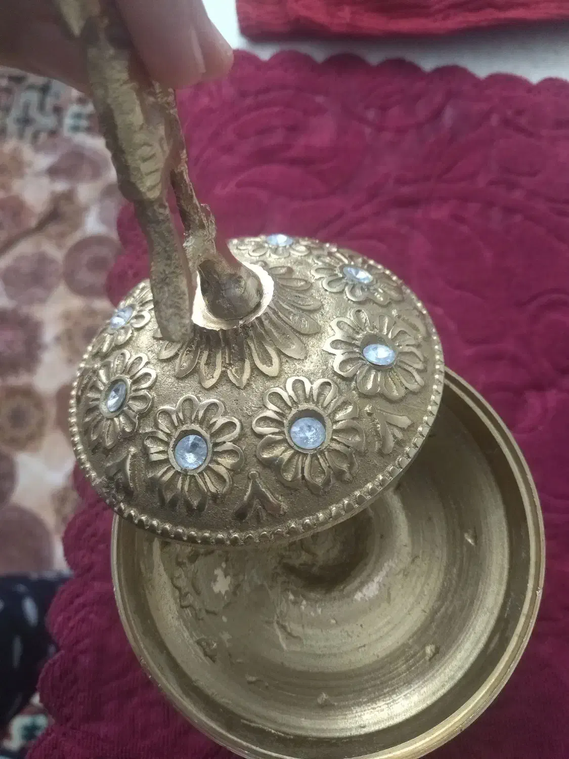 قندان برنز اصل|ظروف سرو و پذیرایی|اهر, |دیوار