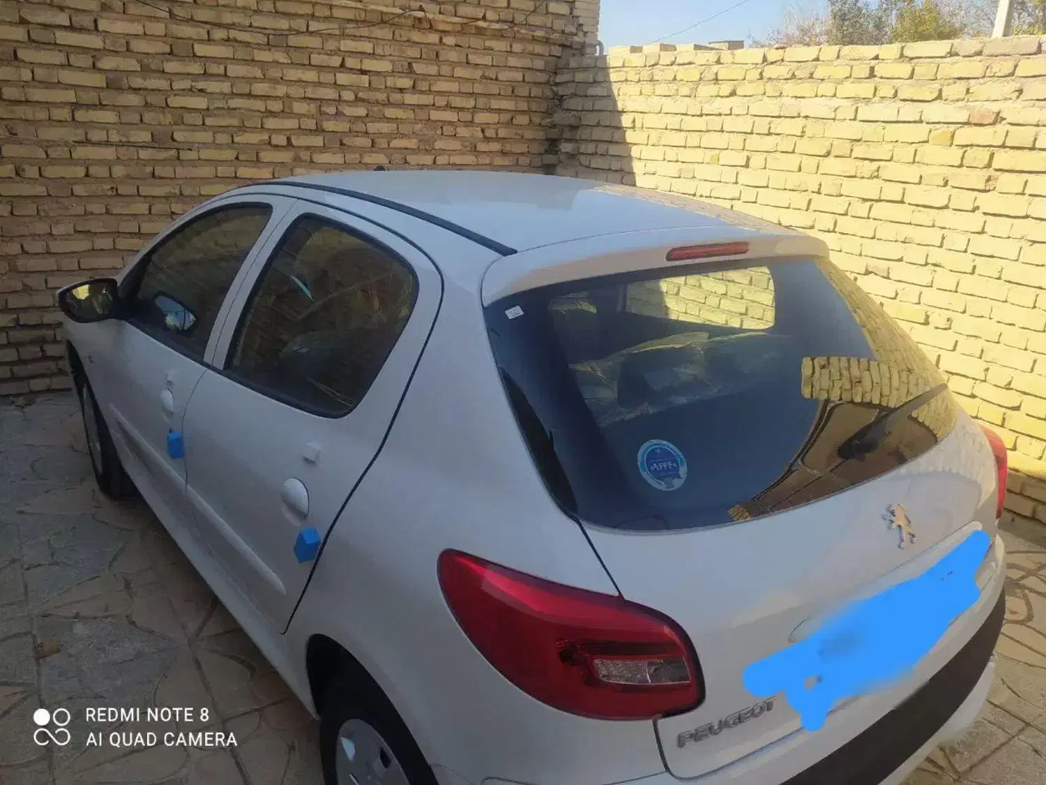 پژو207 TU5p رینگ فولادی|خودرو سواری و وانت|بافت, |دیوار