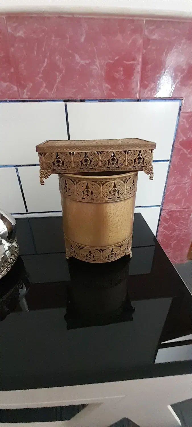 سطل و جادستمال کاغذی|صنایع دستی و سایر لوازم تزئینی|شاهنجرین, |دیوار