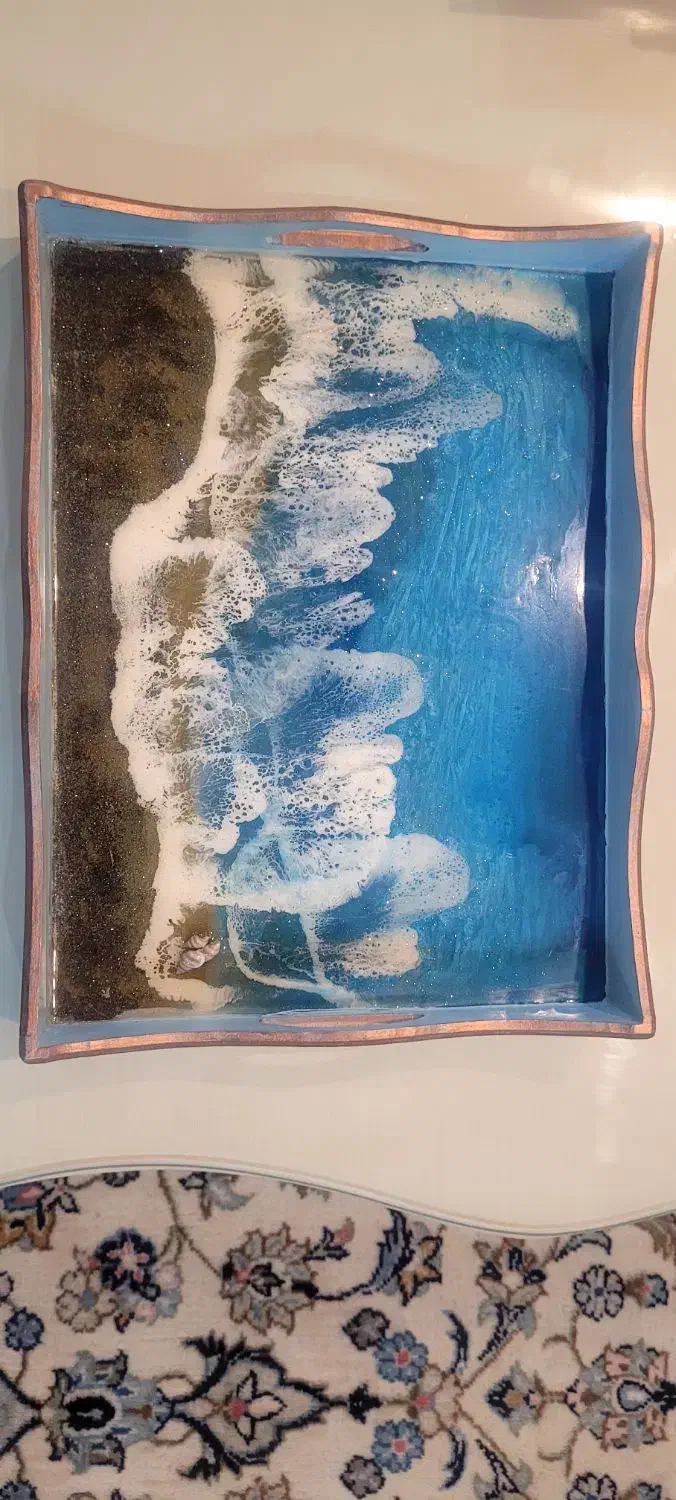 سینی چوبی دست ساز|صنایع دستی و سایر لوازم تزئینی|تهران, کوی بیمه|دیوار