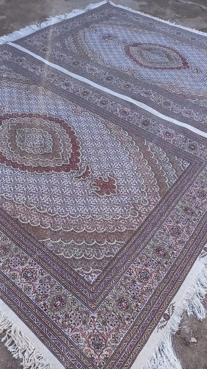 اندازه فرش ۲در۳ جفت دستبافت|فرش|خوی, |دیوار