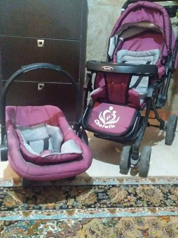 ست کالسکه و کرییر|کالسکه و لوازم جانبی|بومهن, |دیوار