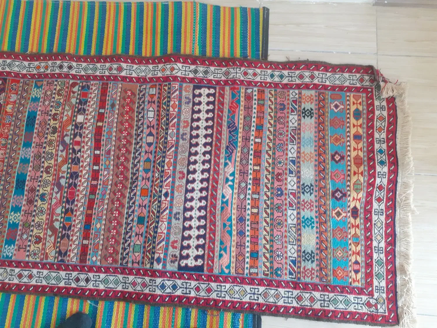 ورنی|گلیم، جاجیم، گبه|تبریز, |دیوار