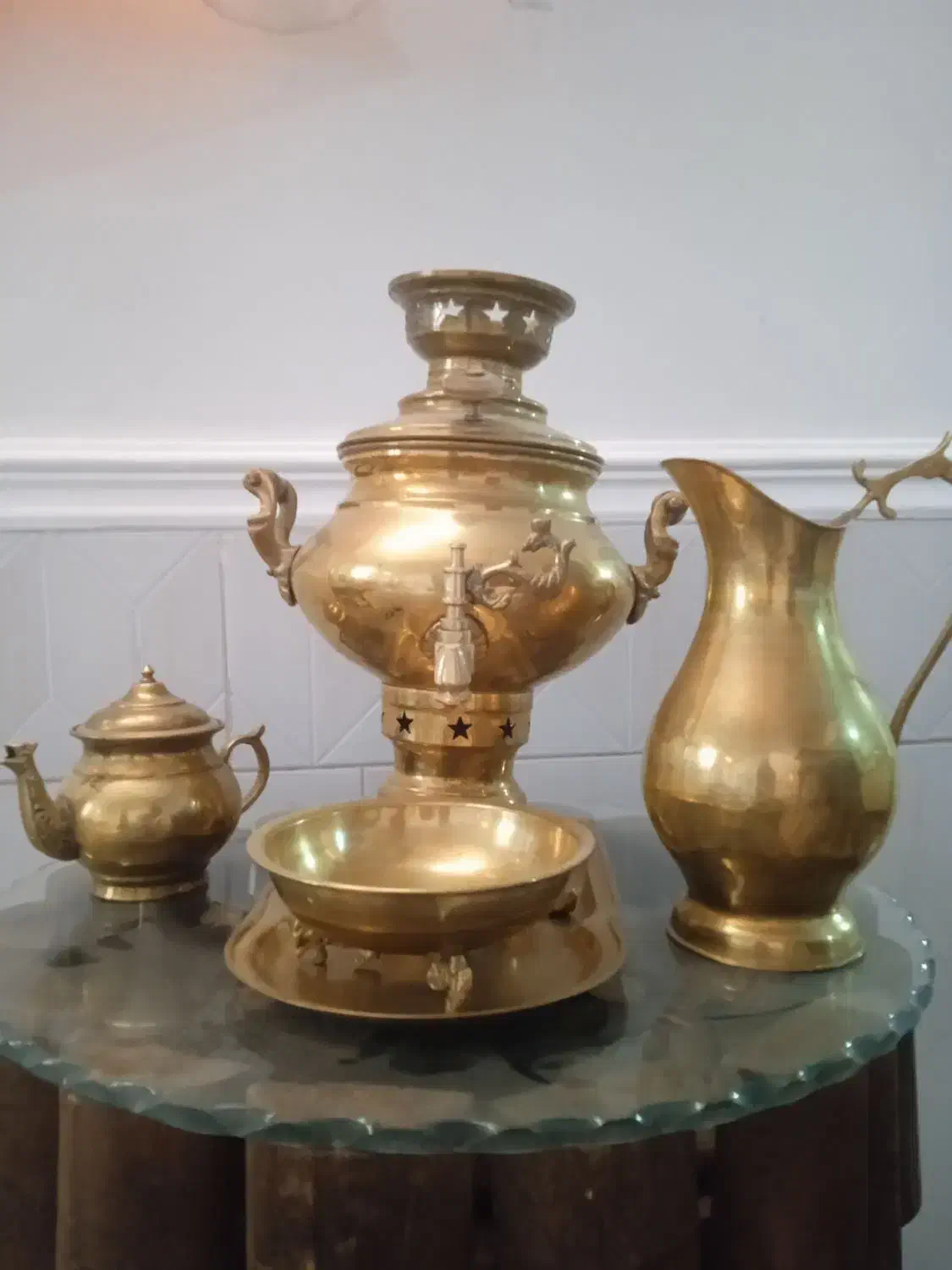سماور مسی|سماور، چای‌ساز، قهوه‌ساز|زاهدان, |دیوار