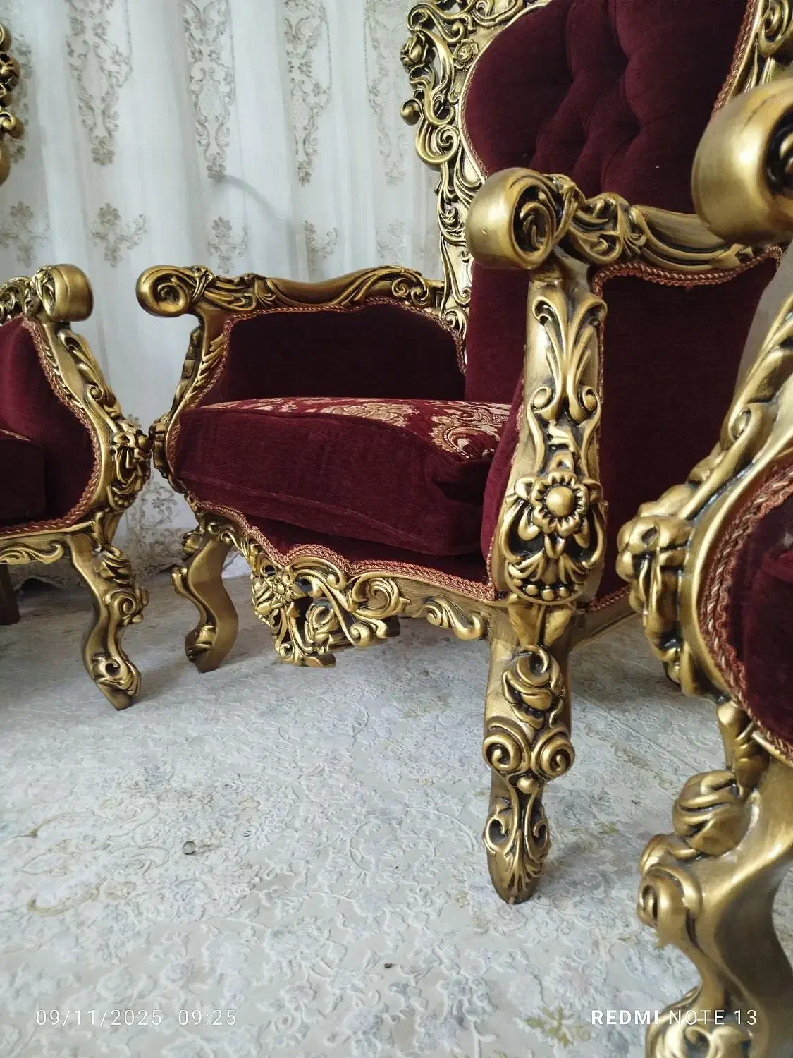 مبل استیل نه نفره|مبلمان خانگی و میز عسلی|قم, سراجه (۱۵ خرداد)|دیوار