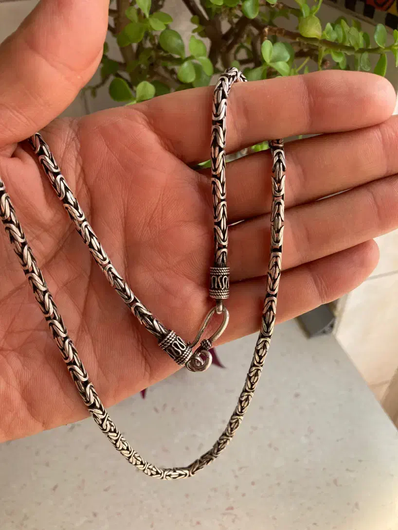 زنجیر نقره کرال تایلندی|جواهرات|تهران, سردارجنگل|دیوار