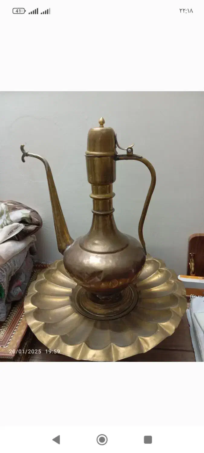 آفتابه لگن قدیمی|کلکسیون اشیاء عتیقه|فولادشهر, مسکن مهر فولادشهر|دیوار